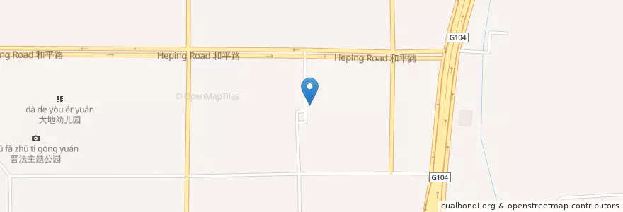 Mapa de ubicacion de 甸柳新村街道 en 중국, 산둥성, 济南市, 历下区, 甸柳新村街道.