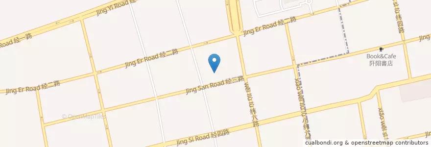 Mapa de ubicacion de 五里沟街道 en China, Shandong, 济南市, 槐荫区, 五里沟街道.