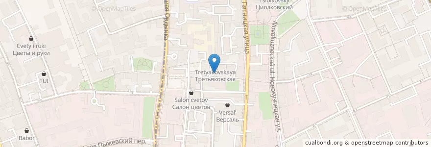 Mapa de ubicacion de 36,6 en ロシア, 中央連邦管区, モスクワ, Центральный Административный Округ, Район Замоскворечье.