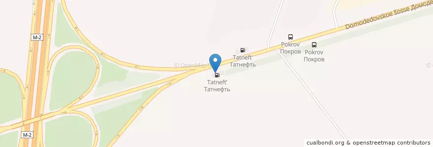 Mapa de ubicacion de Татнефть en 俄罗斯/俄羅斯, Центральный Федеральный Округ, 莫斯科州, Городской Округ Подольск.