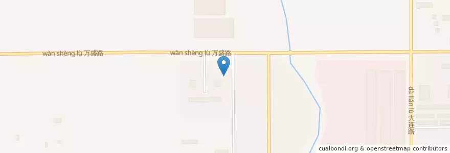 Mapa de ubicacion de 纺织路街道 en 中国, 甘肃省, 白银市, 白银区, 纺织路街道.