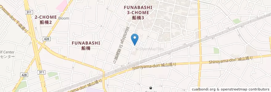 Mapa de ubicacion de 代一元 en Giappone, Tokyo, 世田谷区.