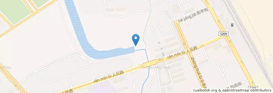 Mapa de ubicacion de 中华路街道 en Китай, Ганьсу, 定西市, 安定区, 中华路街道.