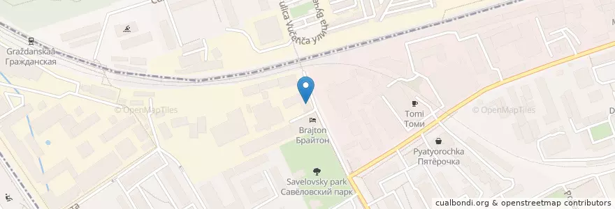 Mapa de ubicacion de Неополис-банк en Russia, Distretto Federale Centrale, Москва, Северный Административный Округ, Савёловский Район.
