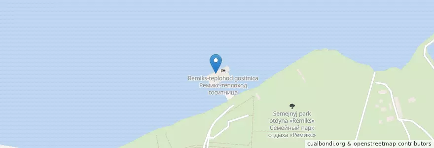Mapa de ubicacion de Ремикс-теплоход ресторан en Russland, Föderationskreis Sibirien, Oblast Nowosibirsk.