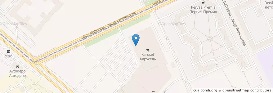 Mapa de ubicacion de Васаби en Russie, District Fédéral Du Nord-Ouest, Oblast De Léningrad, Saint-Pétersbourg, Невский Район, Невский Округ.