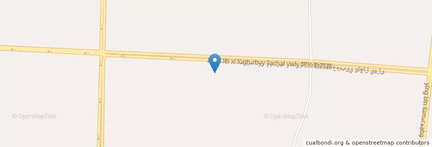 Mapa de ubicacion de 古勒巴格街道 en 中国, 新疆ウイグル自治区, ホータン地区, 和田市 Hotan خوتەن شەھىرى, 古勒巴格街道.
