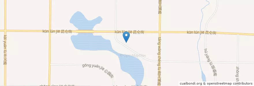 Mapa de ubicacion de 齐干却勒街道 en Çin, Sincan Uygur Özerk Bölgesi, قەشقەر ۋىلايىتى 喀什市, 巴楚县, 图木舒克市, 齐干却勒街道.