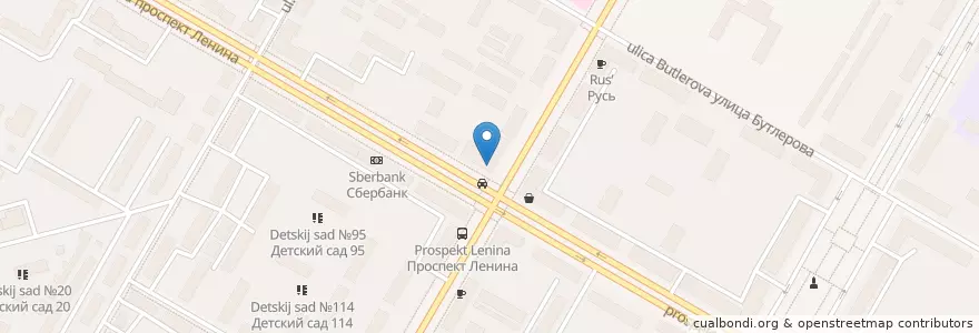 Mapa de ubicacion de Диастат en Rusia, Приволжский Федеральный Округ, Óblast De Nizhni Nóvgorod, Городской Округ Дзержинск.