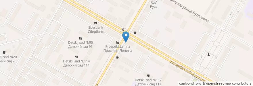 Mapa de ubicacion de 36,6 en Rusia, Приволжский Федеральный Округ, Óblast De Nizhni Nóvgorod, Городской Округ Дзержинск.