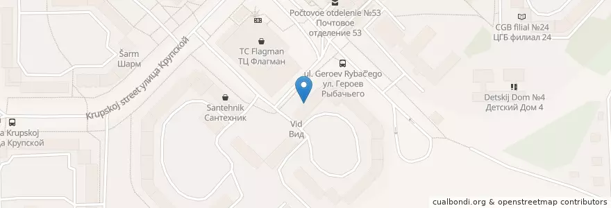 Mapa de ubicacion de Формула Здоровья en Russland, Föderationskreis Nordwest, Oblast Murmansk, Городской Округ Мурманск.