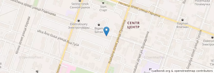Mapa de ubicacion de Турецкий чердак en Russland, Föderationskreis Zentralrussland, Oblast Jaroslawl, Рыбинский Район, Городской Округ Рыбинск.
