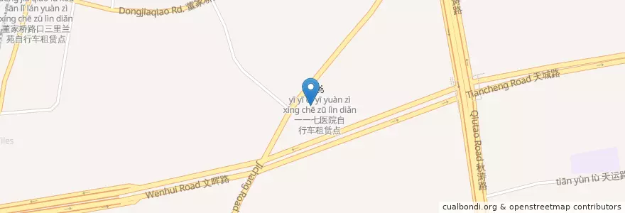 Mapa de ubicacion de 闸弄口街道 en Китай, Чжэцзян, Ханчжоу, 江干区, 闸弄口街道.