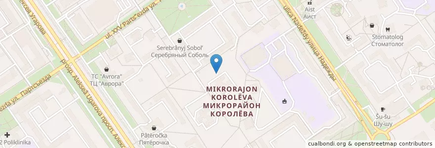 Mapa de ubicacion de Детский сад №11 en Rússia, Distrito Federal Central, Oblast De Belgorod, Старооскольский Городской Округ.