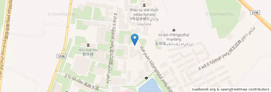 Mapa de ubicacion de 胜利路街道 en Cina, Xinjiang, 乌鲁木齐市 / Ürümqi / ئۈرۈمچى, 天山区 تەڭرىتاغ رايونى, 胜利路街道.