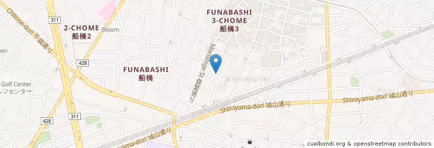 Mapa de ubicacion de 宝寿し en Japón, Tokio, Setagaya.