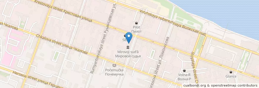 Mapa de ubicacion de Сбербанк en Rusland, Centraal Federaal District, Oblast Jaroslavl, Рыбинский Район, Городской Округ Рыбинск.