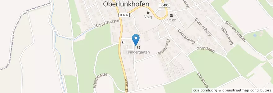 Mapa de ubicacion de Feuerwehr Oberlunkhofen en Schweiz, Aargau, Bezirk Bremgarten, Oberlunkhofen.
