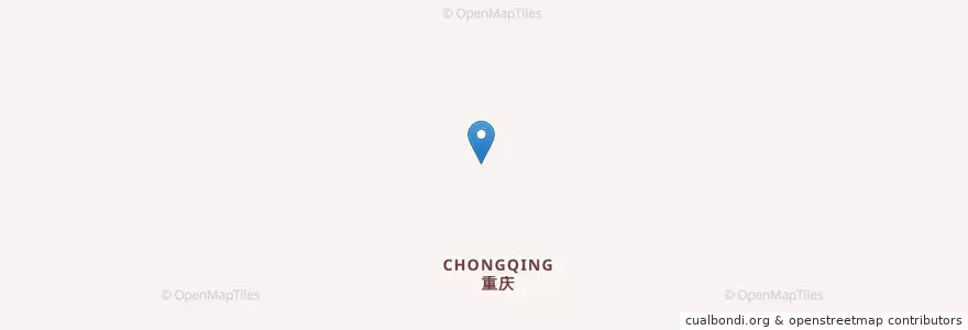 Mapa de ubicacion de 重庆市 en 中国, 重庆市, 丰都县, 原地级涪陵市范围.