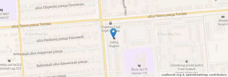 Mapa de ubicacion de Лидинг en روسيا, Сибирский Федеральный Округ, نوفوسيبيرسك أوبلاست, Городской Округ Новосибирск.
