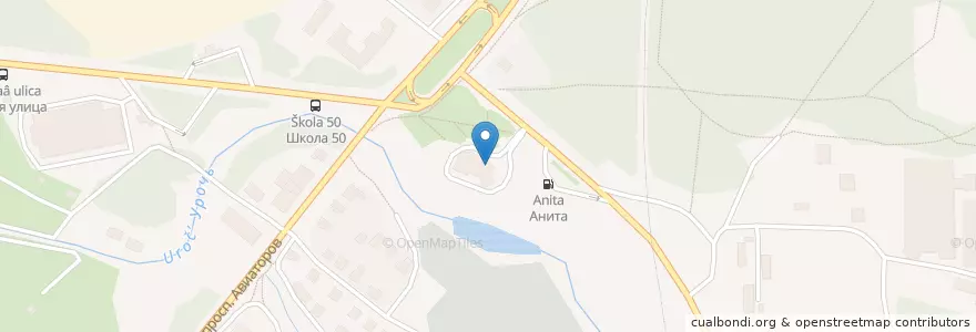 Mapa de ubicacion de Автомойка en Russland, Föderationskreis Zentralrussland, Oblast Jaroslawl, Ярославский Район, Городской Округ Ярославль.