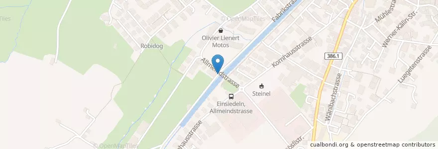 Mapa de ubicacion de Robidog en Schweiz/Suisse/Svizzera/Svizra, Schwyz, Einsiedeln, Einsiedeln.
