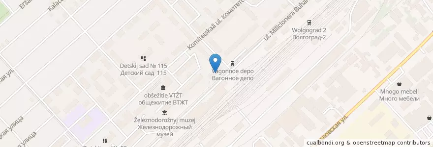 Mapa de ubicacion de Муниципальная аптека en Russia, South Federal District, Volgograd Oblast, Volgograd.