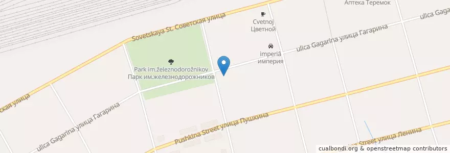 Mapa de ubicacion de ОВД Лиховского мкр. en Rússia, Distrito Federal Do Sul, Oblast De Rostov, Городской Округ Каменск-Шахтинский.