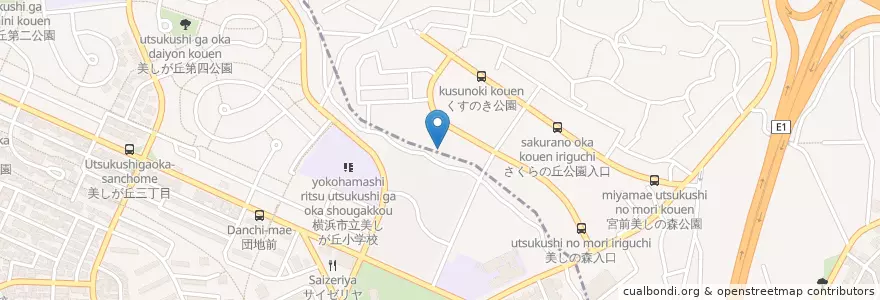 Mapa de ubicacion de 創価学会 宮前文化会館 en Japonya, 神奈川県, 川崎市, 宮前区.