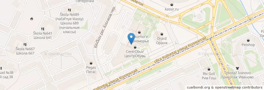 Mapa de ubicacion de Балтинвестбанк en Russland, Föderationskreis Nordwest, Oblast Leningrad, Sankt Petersburg, Невский Район, Округ Правобережный.