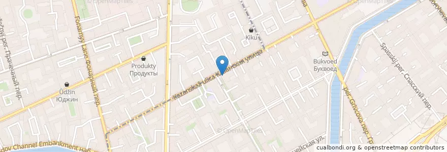 Mapa de ubicacion de Паштет en ロシア, 北西連邦管区, レニングラード州, サンクト ペテルブルク, Адмиралтейский Район.