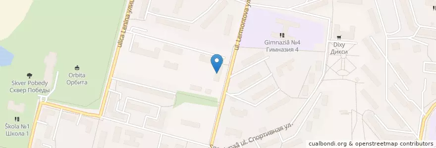 Mapa de ubicacion de Детская поликлиника en Rusia, Distrito Federal Central, Óblast De Moscú, Городской Округ Дзержинский.