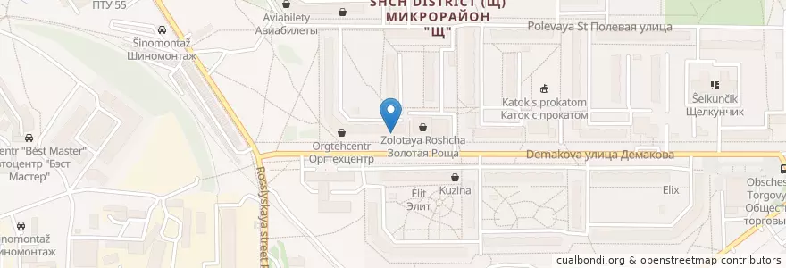 Mapa de ubicacion de Моя аптека en ロシア, シベリア連邦管区, ノヴォシビルスク州, ノヴォシビルスク管区.