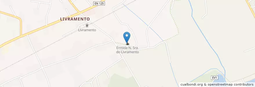 Mapa de ubicacion de Ermida Nossa Senhora do Livramento en 포르투갈, Algarve, Algarve, Faro, Tavira, Luz De Tavira E Santo Estévão.