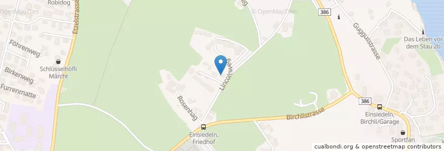 Mapa de ubicacion de Restaurant Lincoln en Switzerland, Schwyz, Einsiedeln, Einsiedeln.