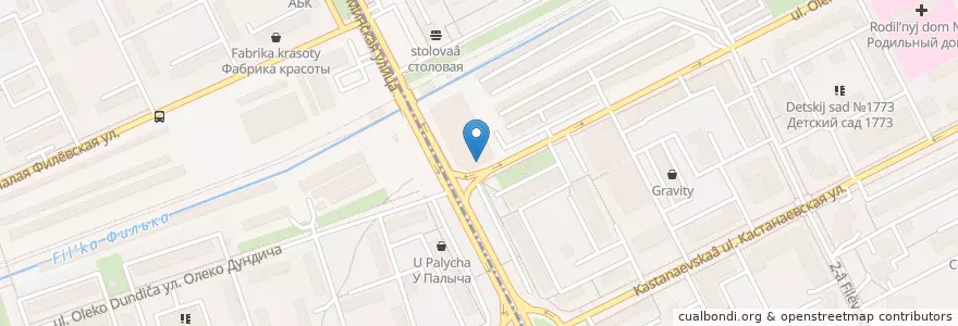 Mapa de ubicacion de Шашлык-Машлык en روسيا, Центральный Федеральный Округ, Москва, Западный Административный Округ.