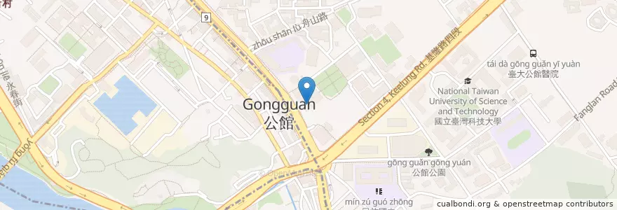 Mapa de ubicacion de 小蔬杭 絕對蔬食 en 臺灣, 新北市, 臺北市.