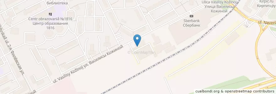 Mapa de ubicacion de Автомойка МИД en Россия, Центральный Федеральный Округ, Москва, Западный Административный Округ.