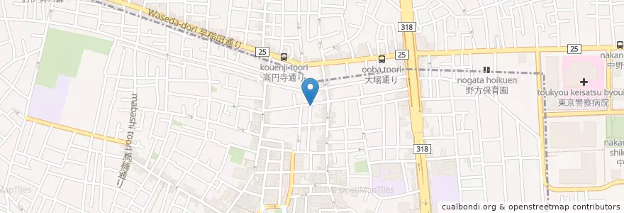 Mapa de ubicacion de 高円寺教会 en Japan, Tokyo, Suginami.