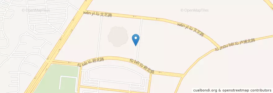 Mapa de ubicacion de 官园街道 en China, Jiangxi, Yichun, 袁州区 (Yuanzhou), 官园街道, 宜春市宜阳新区管理委员会.