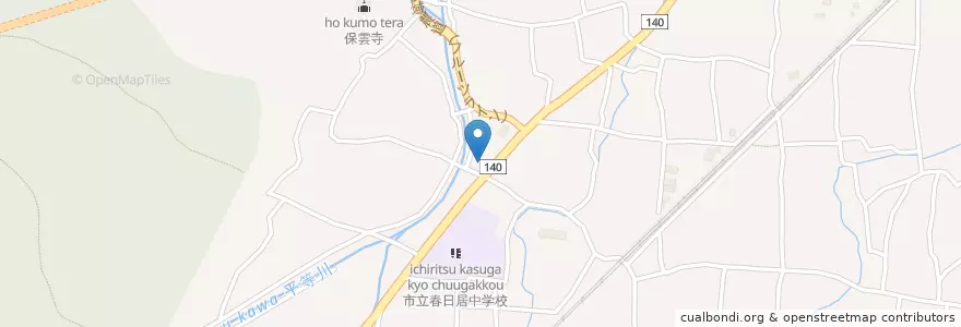 Mapa de ubicacion de 三心亭おいがた en 日本, 山梨県, 笛吹市.