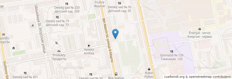 Mapa de ubicacion de Штолле en روسیه, Уральский Федеральный Округ, Свердловская Область, Городской Округ Екатеринбург.