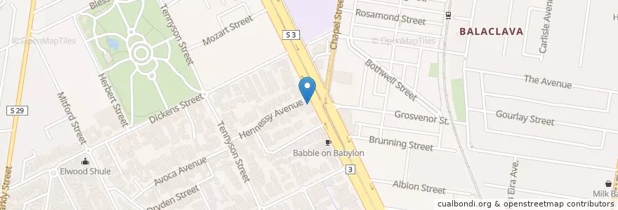 Mapa de ubicacion de My Chemist en Australia, Victoria, City Of Port Phillip.