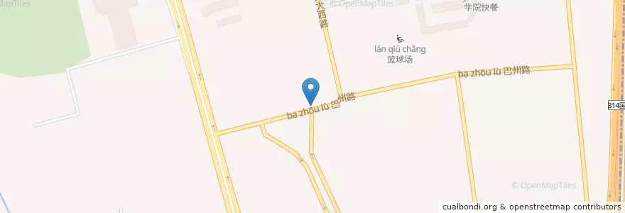 Mapa de ubicacion de 友好北路街道 en 中国, 新疆维吾尔自治区, 乌鲁木齐市, 沙依巴克区, 友好北路街道.