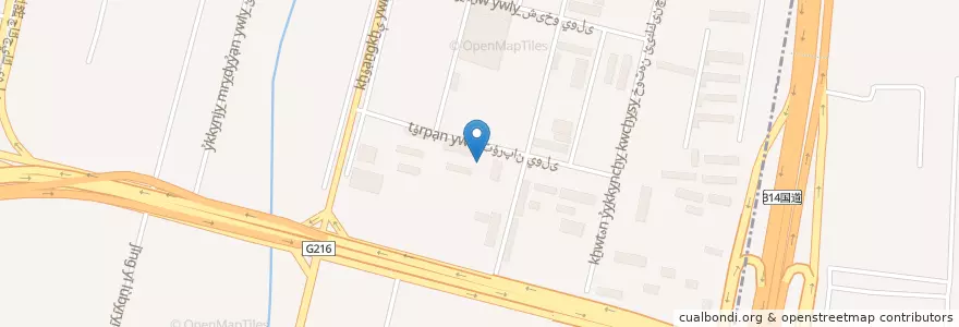 Mapa de ubicacion de 和田街街道 en Çin, Sincan Uygur Özerk Bölgesi, 乌鲁木齐市 / Ürümqi / ئۈرۈمچى, 天山区 تەڭرىتاغ رايونى, 沙依巴克区سايباغ رايونى‎, 和田街街道.