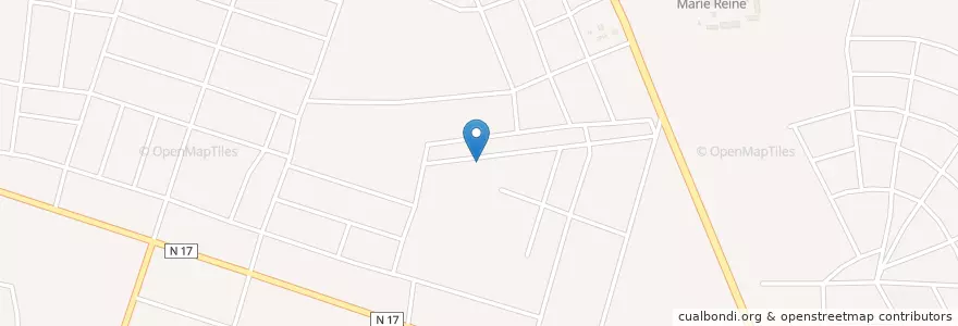 Mapa de ubicacion de Tenkodogo en 布基纳法索, Centre-Est, Boulgou, Tenkodogo, Tenkodogo.