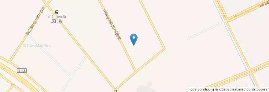 Mapa de ubicacion de 中亚南路街道 en China, Xinjiang, 乌鲁木齐市 / Ürümqi / ئۈرۈمچى, 头屯河区 تۇدۇڭخابا رايونى, 中亚南路街道.