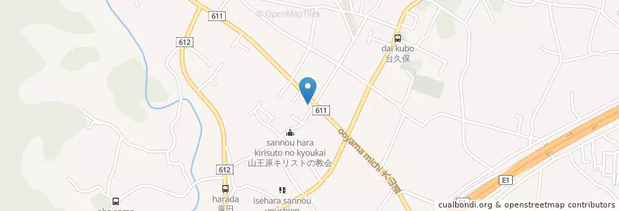 Mapa de ubicacion de Jomo en 日本, 神奈川縣, 伊勢原市.