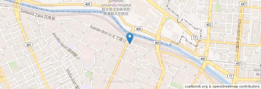 Mapa de ubicacion de 三菱UFJ銀行 en ژاپن, 東京都, 千代田区.