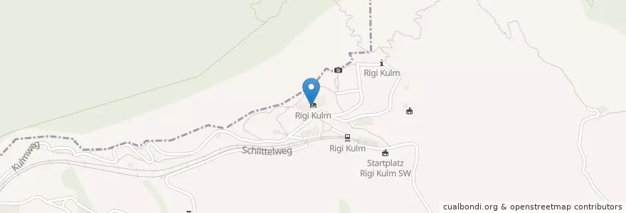 Mapa de ubicacion de Rigi Kulm en سويسرا, Schwyz, Schwyz, Arth.
